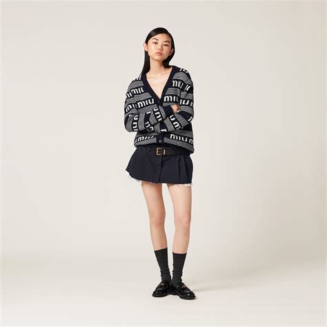 miu miu disney sweater|miumiu cashmere cardigan.